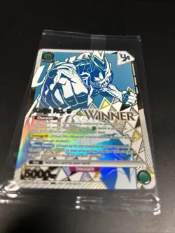 Bandai Union Arena Kaiju No. 8 Winner Stamped Card - Image 1