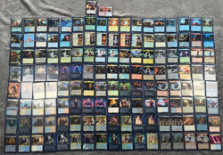 magic the gathering universes beyond doctor who bundle X138 RARE CARDS, sleeved - Image 1