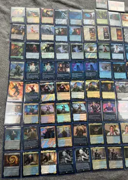 magic the gathering universes beyond doctor who bundle X138 RARE CARDS, sleeved - Image 2