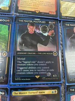 magic the gathering universes beyond doctor who bundle X138 RARE CARDS, sleeved - Image 5
