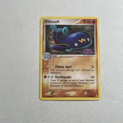 Pokemon TCG 2006 EX Holon Phantoms Card -- Whiscash 55/110 Holo Foil - Image 1