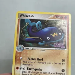 Pokemon TCG 2006 EX Holon Phantoms Card -- Whiscash 55/110 Holo Foil - Image 2