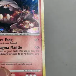 Pokemon TCG 2009 Arceus Card -- Heatran 3/99 Holo DAMAGED - Image 3