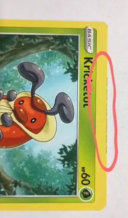 Pokemon TCG Astral Radiance Kricketot Common Card 009/189 Miscut Error Card - Image 2