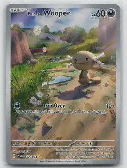 Pokemon Card Paldean Wooper Illustration Rare ME02: Phantasmal Flames 102/094 - Image 1