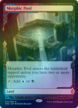 Foil Morphic Pool - Near Mint - MTG Zendikar Rising Expedition Lands - ZNE - Image 1