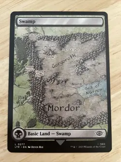 MTG Swamp Lord Of The Rings #277 Regular Land LTR NM/M - Image 1
