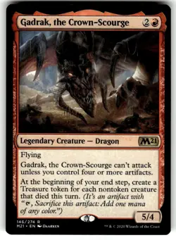 Magic: The Gathering MTG Gadrak, the Crown-Scourge Rare Regular - Image 1