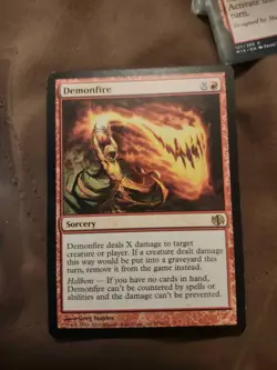 Demonfire (60/190) Dissension MTG Magic the Gathering - Image 1