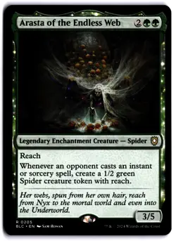 Arasta of the Endless Web NM BLC Commander: Bloomburrow MTG - Image 1