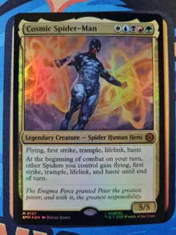 Cosmic Spider-Man M 0127 Foil | Spider-Man | Magic The Gathering (MTG) - Image 1