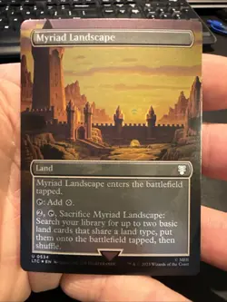 Myriad Landscape (Borderless Foil Lord of the Rings 534 NM - Image 1