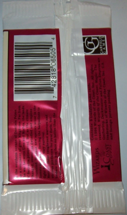 Vintage 1994 Factory Sealed Magic the Gathering Fallen Empires Booster Pack - Image 2