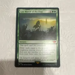Wizards of the Coast Last March of the Ents 0172 Sorcery Mythic Green Regular - Image 1