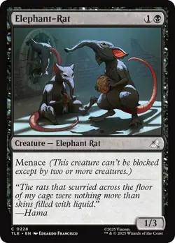 1 x Elephant-Rat - Avatar: The Last Airbender: Eternal-Legal - NM-Mint - MTG - Image 1