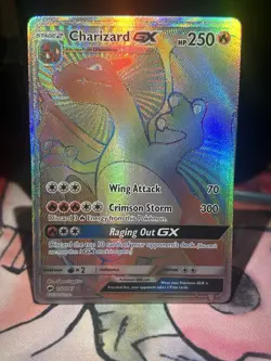 Pokemon TCG Charizard GX 150/147 LP+ SR Burning Shadows - Image 1