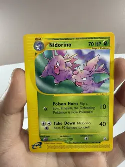 Pokemon Nidorino 55/147 Aquapolis Non Holo Uncommon - Image 2