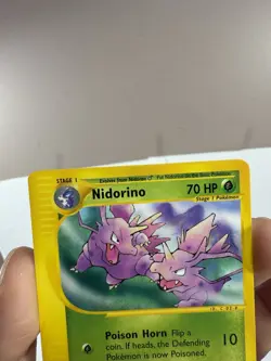 Pokemon Nidorino 55/147 Aquapolis Non Holo Uncommon - Image 3