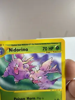 Pokemon Nidorino 55/147 Aquapolis Non Holo Uncommon - Image 5