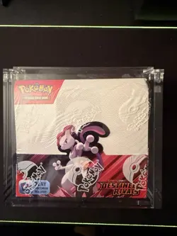 Pokemon TCG: S&V Destined Rivals Factory Sealed Booster Box WITH ACRYLIC CASE! - Image 1