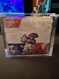 Pokemon TCG: S&V Destined Rivals Factory Sealed Booster Box WITH ACRYLIC CASE! - Image 2