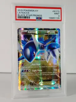 Latios EX - XY Black Star Promo - #XY72 - Pokemon Ultra Rare - 2014 - PSA 9 - Image 2