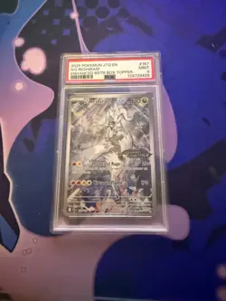 2025 POKEMON JTG EN-JOURNEY TOGETHER #167 N'S RESHIRAM PSA 9 STAMPED PROMO - Image 1