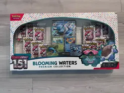 Pokemon TCG Scarlet & Violet 151 “Blooming Waters” Premium Collection – Sealed - Image 1