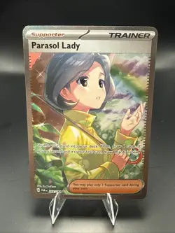 Pokemon Parasol Lady 255/182 SV04: Paradox Rift Holo - Image 1
