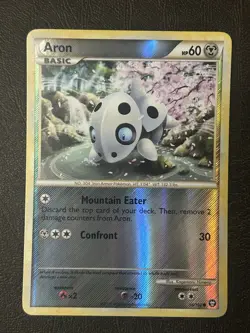 ARON 56/102 - TRIUMPHANT POKEMON REVERSE HOLO - Image 1