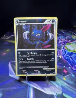 Sneasel 68/90 Reverse Holo – Pokemon HGSS Undaunted - Image 1