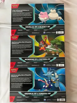 Pokemon Walmart Special Collection Boxes LOT 3x SNORLAX, INCINEROAR, GRENINJA EX - Image 2