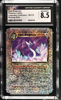 2002 Pokemon Dark Dragonair 38/110 Legendary Collection Reverse Holo CGC 8.5 - Image 1