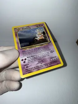 Pokemon Slowking Neo Genesis Holo Rare NM/LP (CRAZY SWIRLS) 14/111 English - Image 5