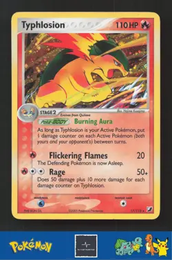 2005 Pokemon EX Unseen Forces 17/115 Typhlosion - Image 1