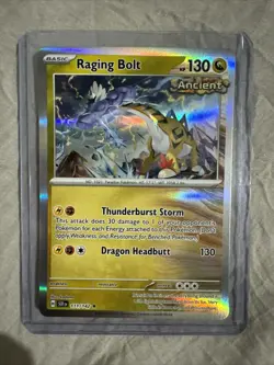 Pokemon TCG Raging Bolt 111/142 Stellar Crown Holo Rare NM - Image 1