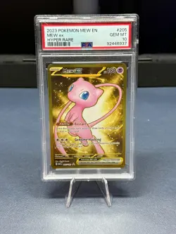 2023 POKEMON MEW EN-151 HYPER RARE #205 MEW EX PSA 10 - Image 1