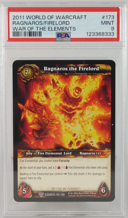 Ragnaros the Firelord - War of the Elements - #173 - Epic - PSA 9 - Warcraft - Image 1