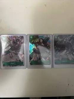 One Piece TCG Baby 5 English and Japanese 3 Card Lot - Image 1