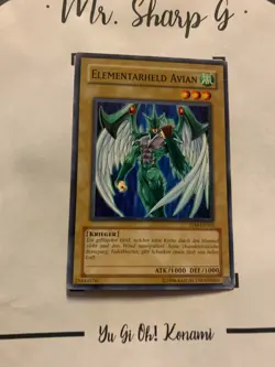 ELEMENTARHELD AVIAN - TLM-DE001 DEUTSCH Yu Gi Oh! CARD COMMON KONAMI - Image 2