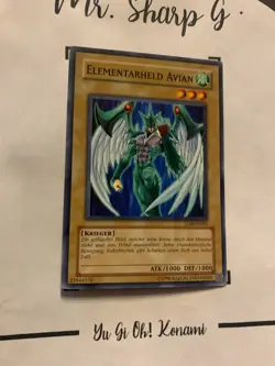 ELEMENTARHELD AVIAN - TLM-DE001 DEUTSCH Yu Gi Oh! CARD COMMON KONAMI - Image 3