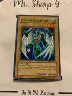 ELEMENTARHELD AVIAN - TLM-DE001 DEUTSCH Yu Gi Oh! CARD COMMON KONAMI - Image 5