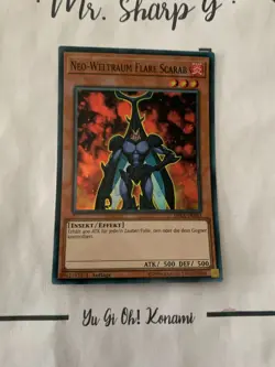 NEO-WELTRAUM FLARE SCARAB - 1. AUFLAGE SHVA-DE033 DEUTSCH Yu Gi Oh! CARD SUPER R - Image 2