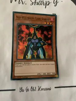 NEO-WELTRAUM FLARE SCARAB - 1. AUFLAGE SHVA-DE033 DEUTSCH Yu Gi Oh! CARD SUPER R - Image 3