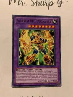 ELEMENTAR-HELD PLASMA VICE - LCGX-DE066 DE Yu-Gi-Oh! CARD KONAMI COMMON - Image 2
