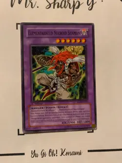 ELEMENTARHELD NECRO SHAMAN - 1.AUFLAGE EOJ-DE036 DEUTSCH Yu-Gi-Oh! CARD COMMON - Image 3