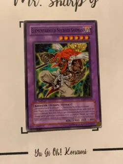 ELEMENTARHELD NECRO SHAMAN - 1.AUFLAGE EOJ-DE036 DEUTSCH Yu-Gi-Oh! CARD COMMON - Image 5