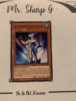 NEO-WELTRAUM AQUA DOPLHIN - LED6-DE018 DEUTSCH Yu-Gi-Oh! CARD COMMON KONAMI TCG - Image 2