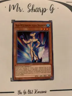 NEO-WELTRAUM AQUA DOPLHIN - LED6-DE018 DEUTSCH Yu-Gi-Oh! CARD COMMON KONAMI TCG - Image 3