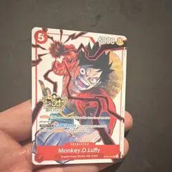 Bandai One Piece Card Game Monkey D. Luffy ST01-012 Character 5 Cost 6000 Power - Image 1